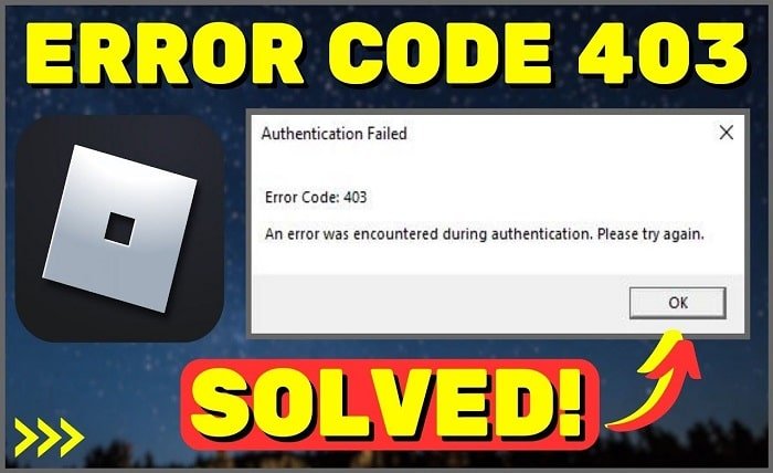 error code 403 roblox