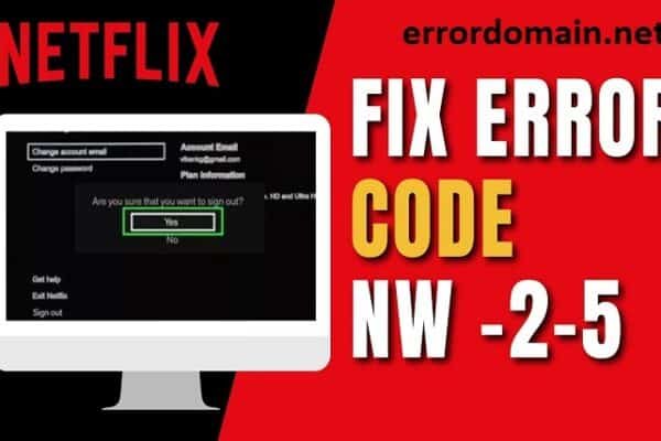 netflix error code nw-2-5