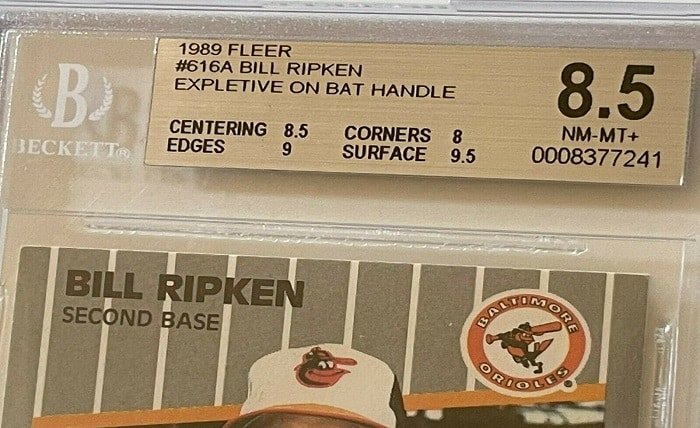 billy ripken error card