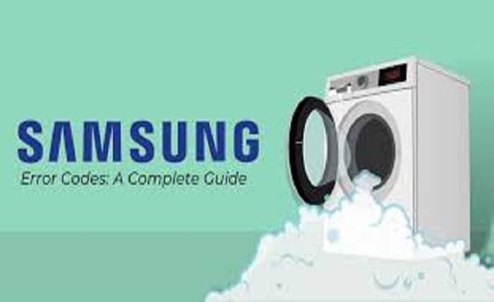 samsung washing machine error code list