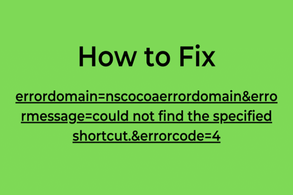 errordomain=nscocoaerrordomain